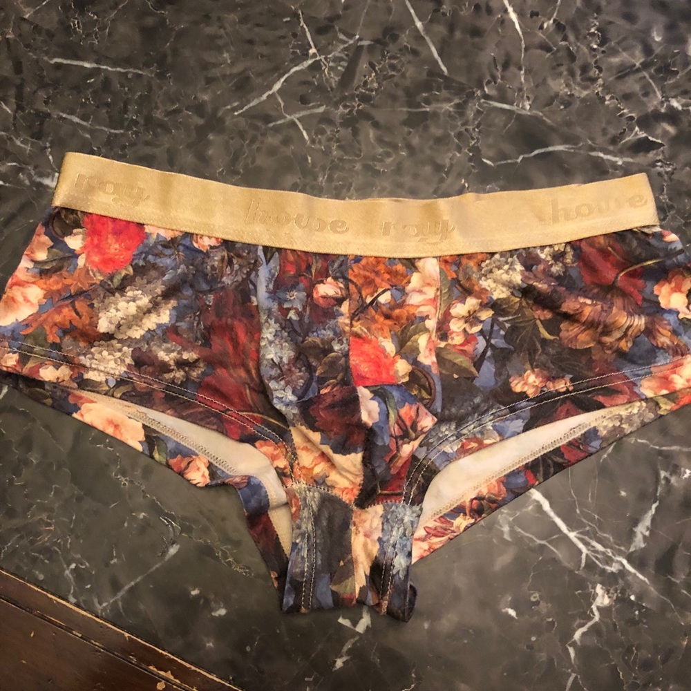 Floral print brief